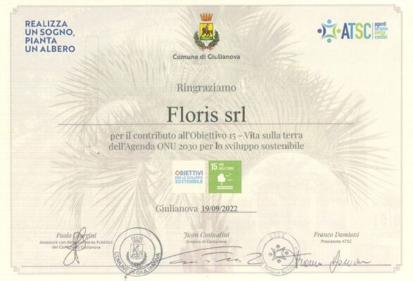 ringraziamento dal comune di giulianova